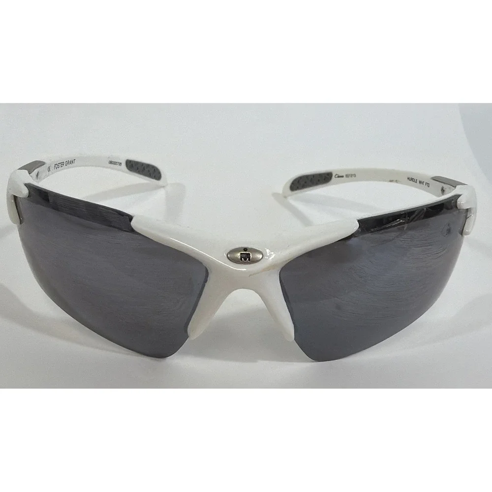 Mens Foster Grant Ironman Sunglasses Hurdle White